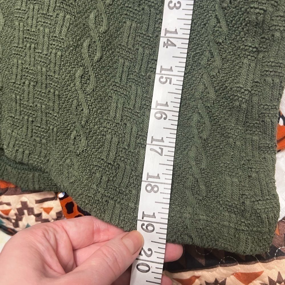 Pusco matching green knitted Hooded top medium pants green Brazilian vintage - Picture 10 of 14